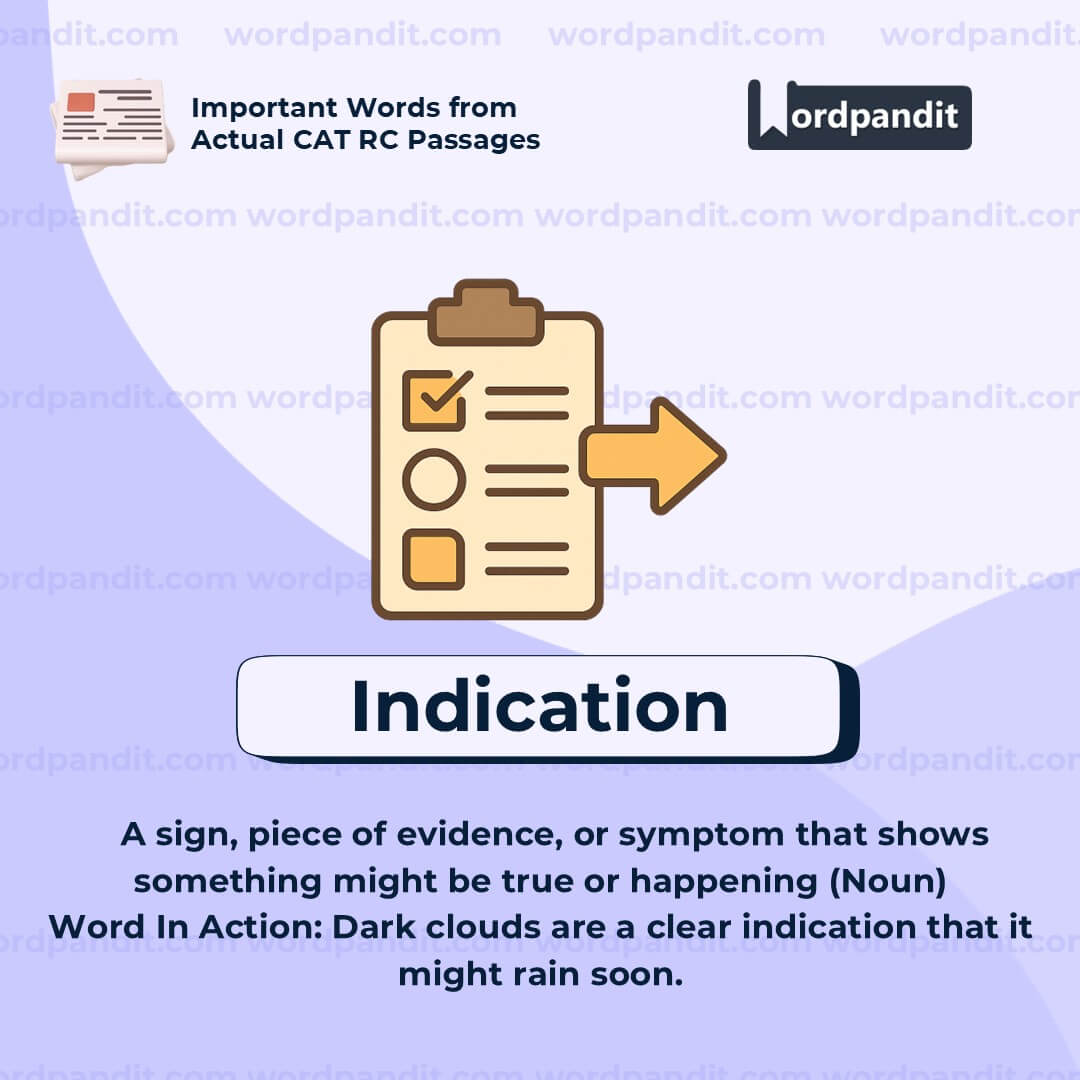 Indication