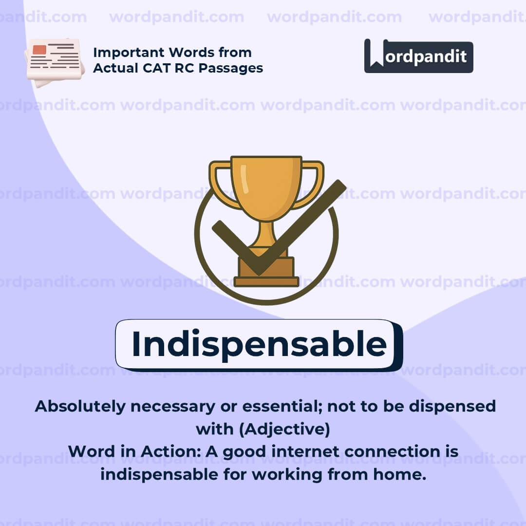 Indispensable Indispensable