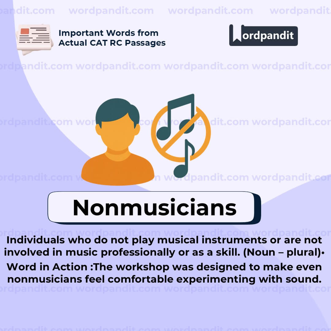 Nonmusicians Nonmusicians