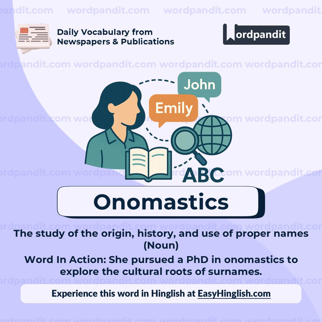 Onomastics