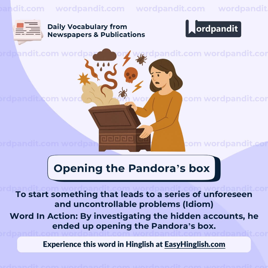 Opening The Pandora’s Box