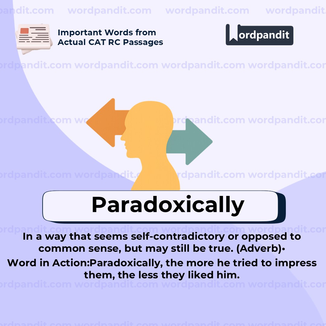 Paradoxically Paradoxically