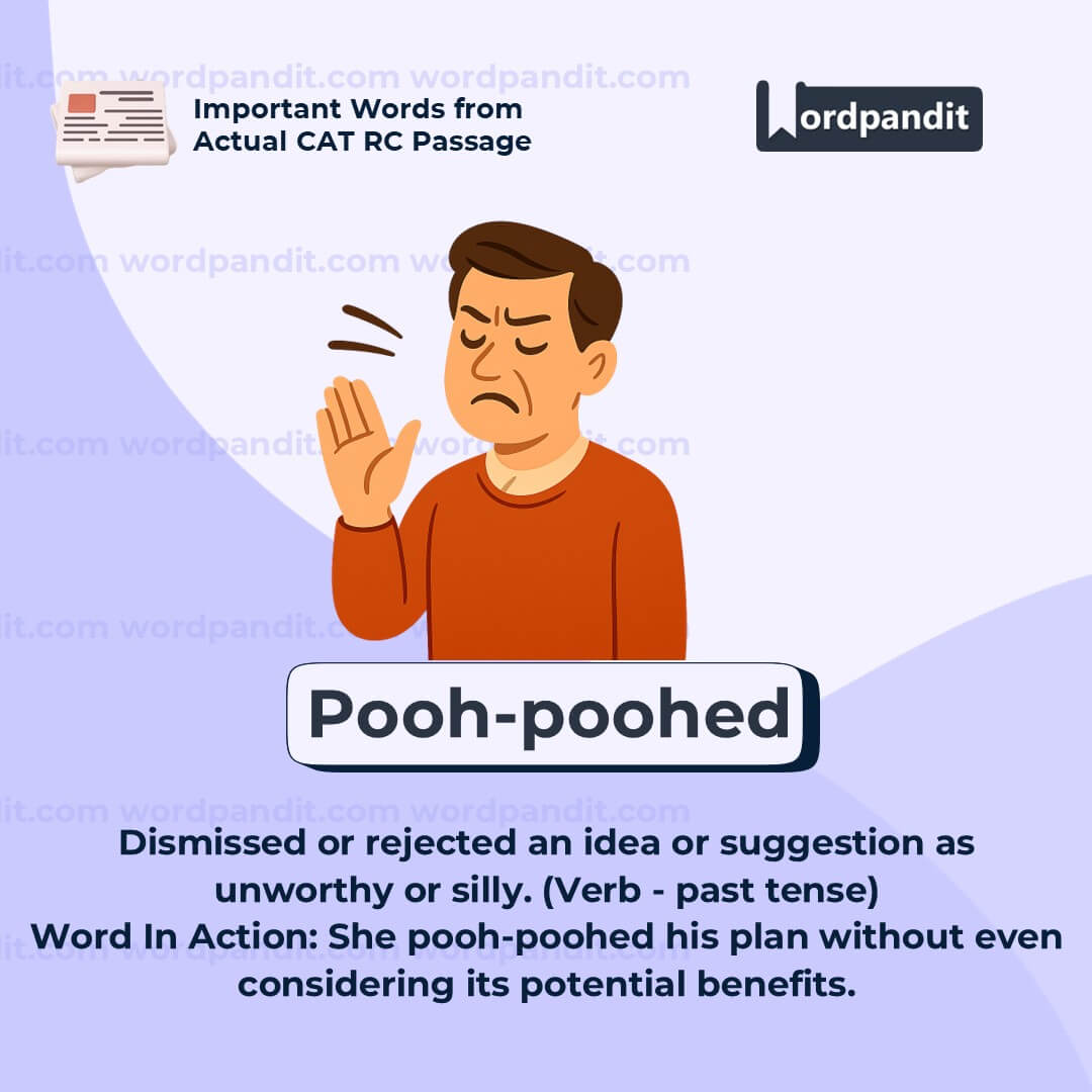 Pooh Poohed Pooh Poohed