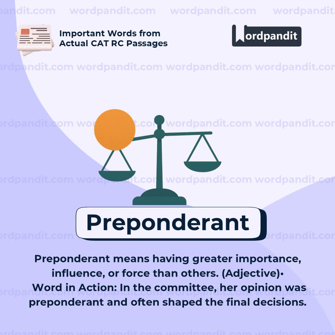 Preponderant