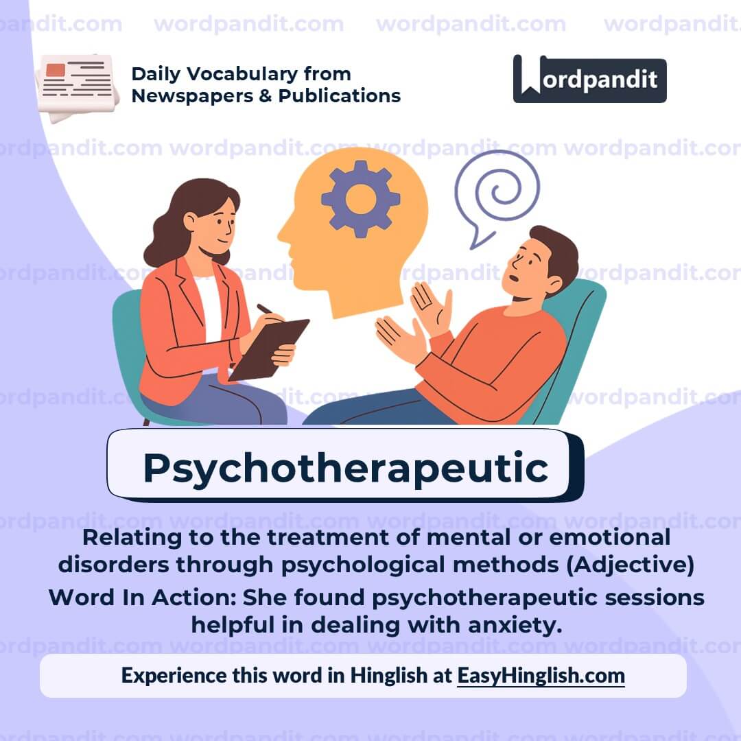 Psychotherapeutic
