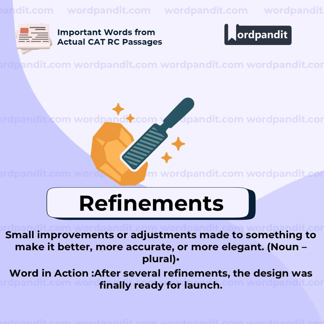 Refinements Refinements