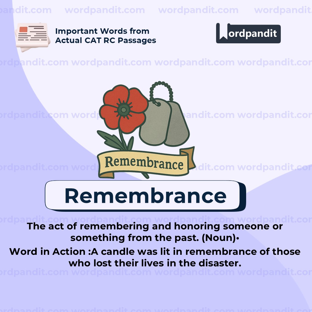 Remembrance Remembrance