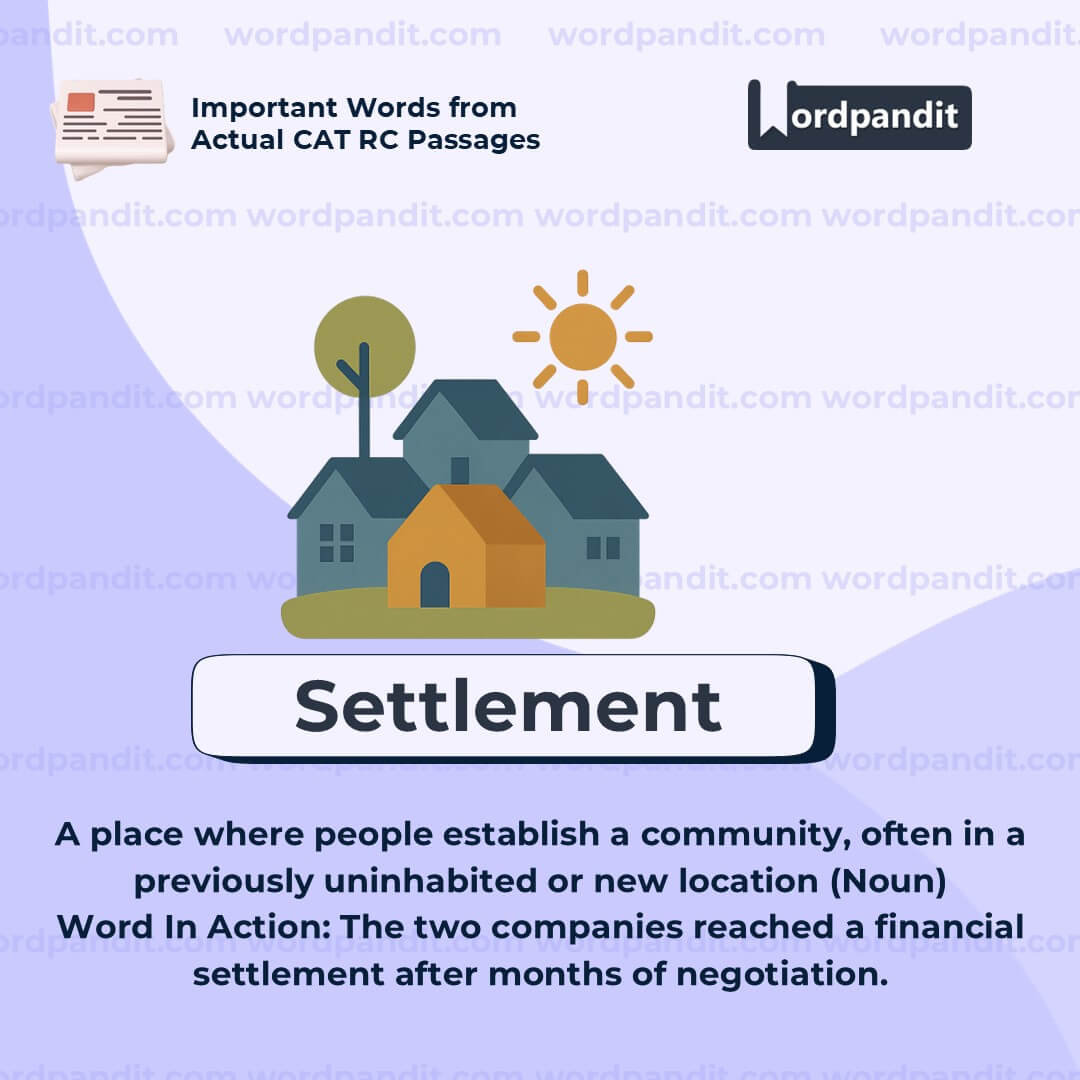 Settlement