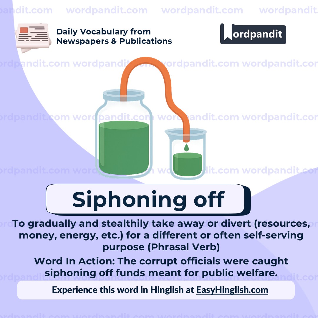 Siphoning Off