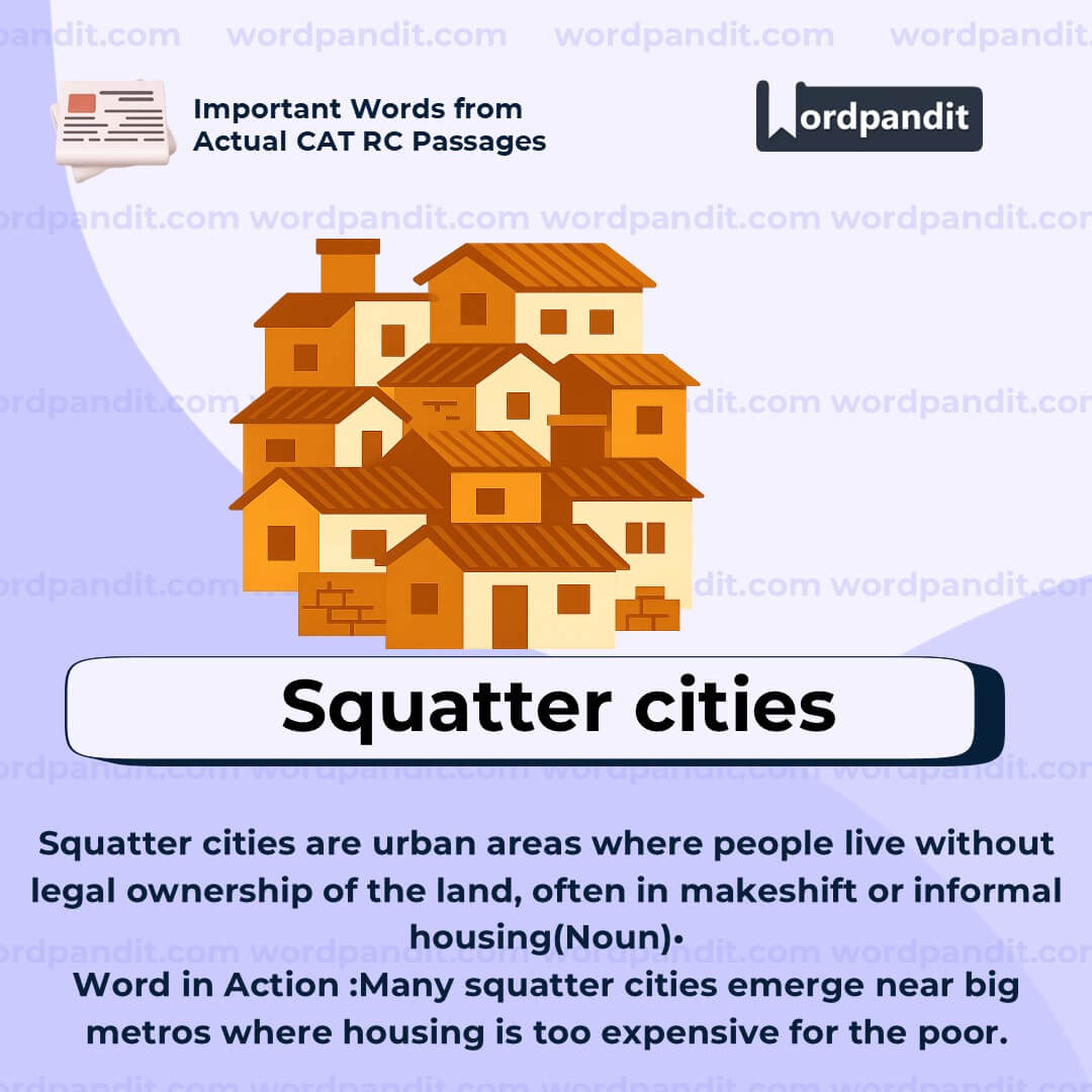 Squatter Cities Squatter Cities