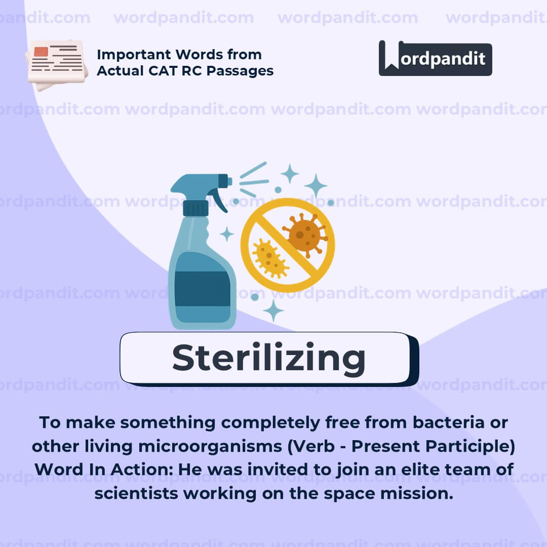 Sterilizing