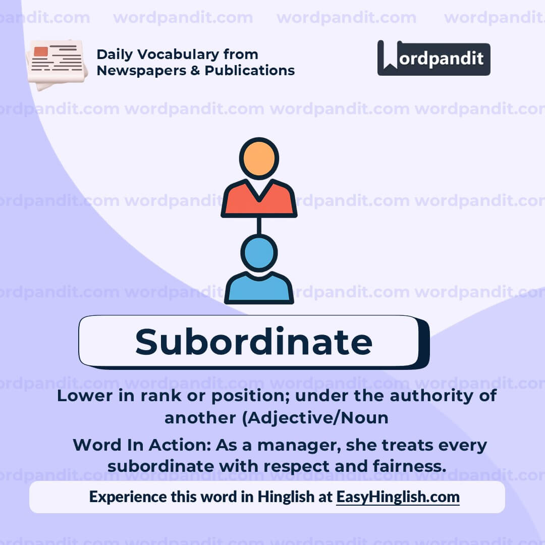Subordinate Wp