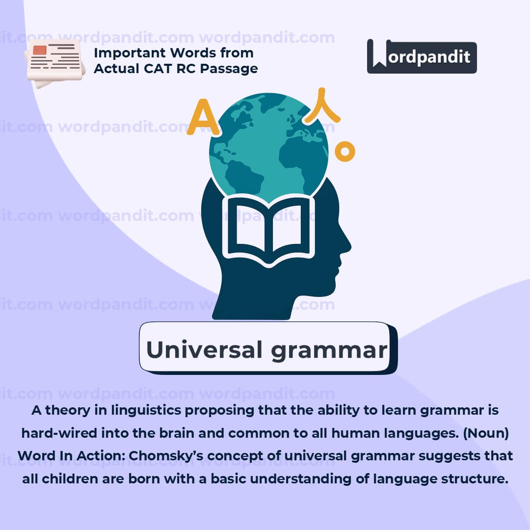Universal Grammar Universal Grammar