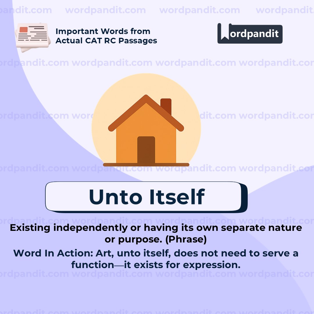 Unto Itself Unto Itself