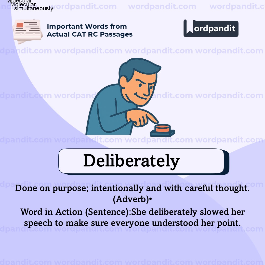 Deliberately Deliberately