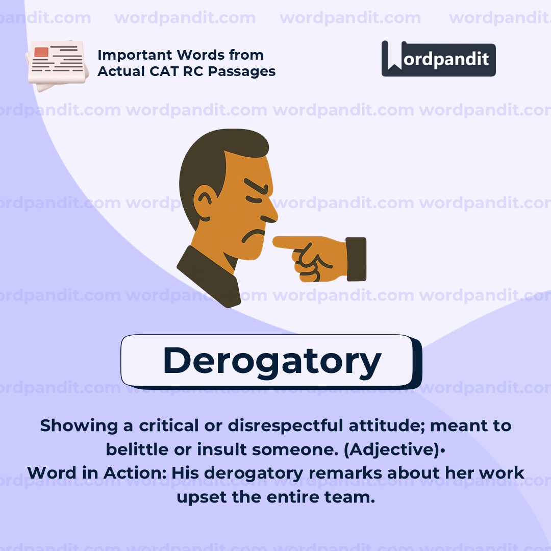 Derogatory