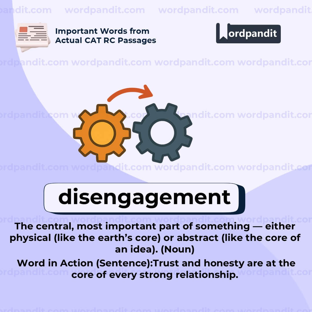 Disengagement Disengagement
