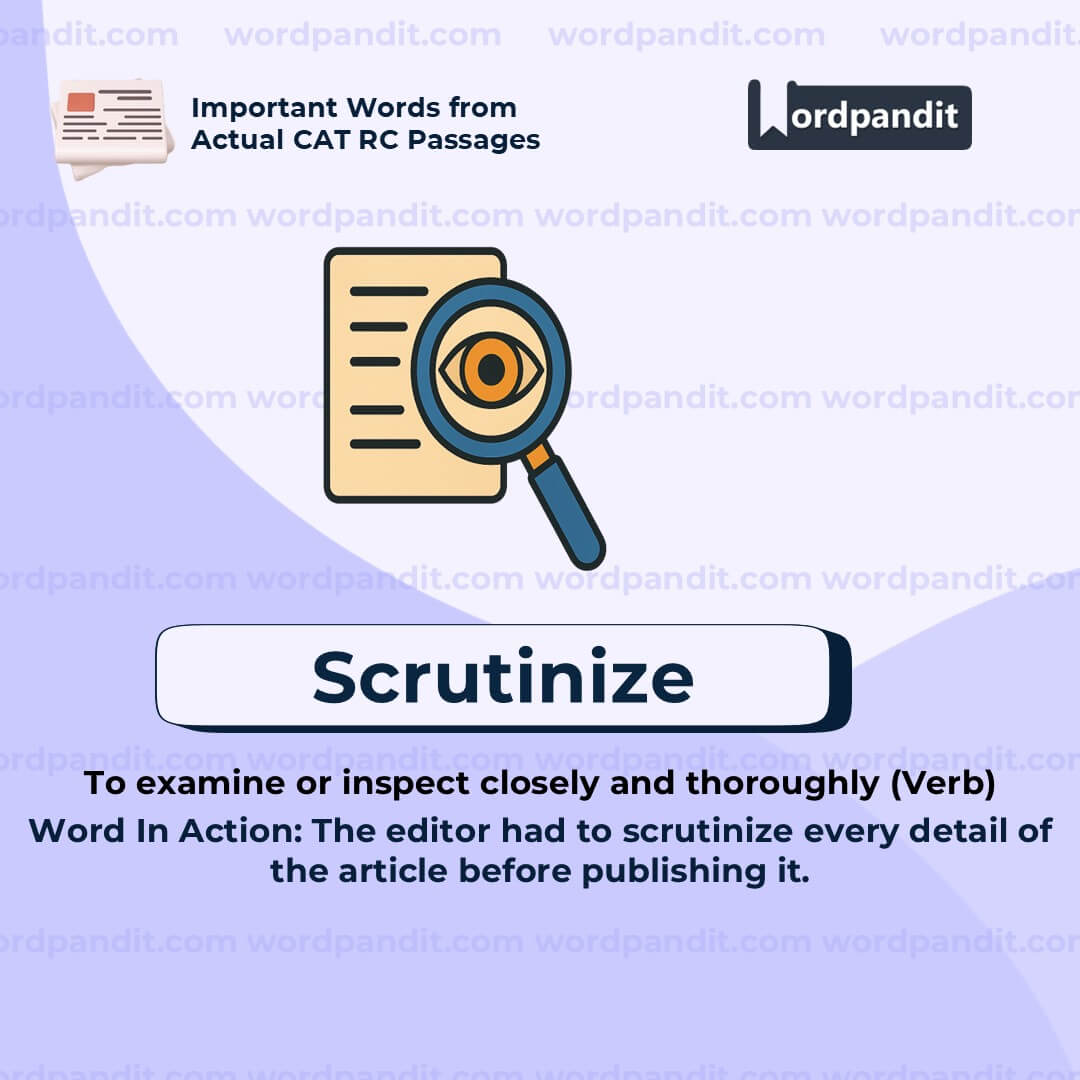Scrutinize Scrutinize