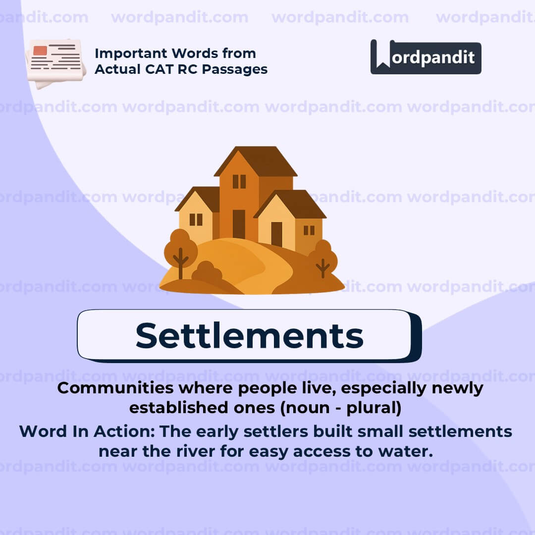 Settlements