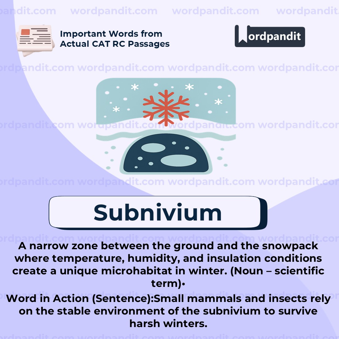 Subnivium