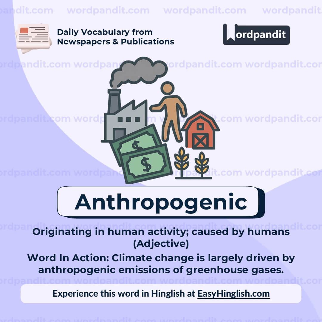 Anthropogenic