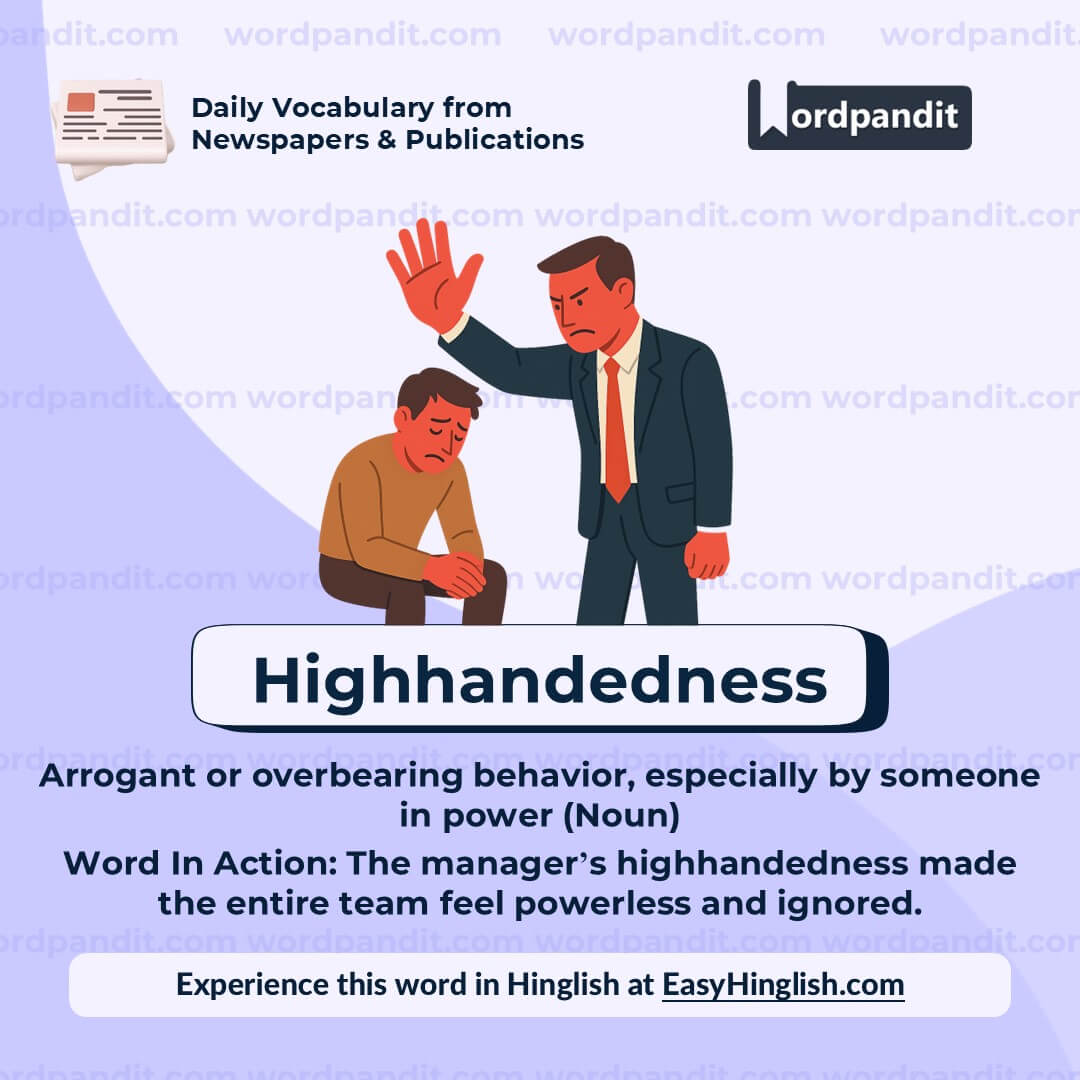 Highhandedness
