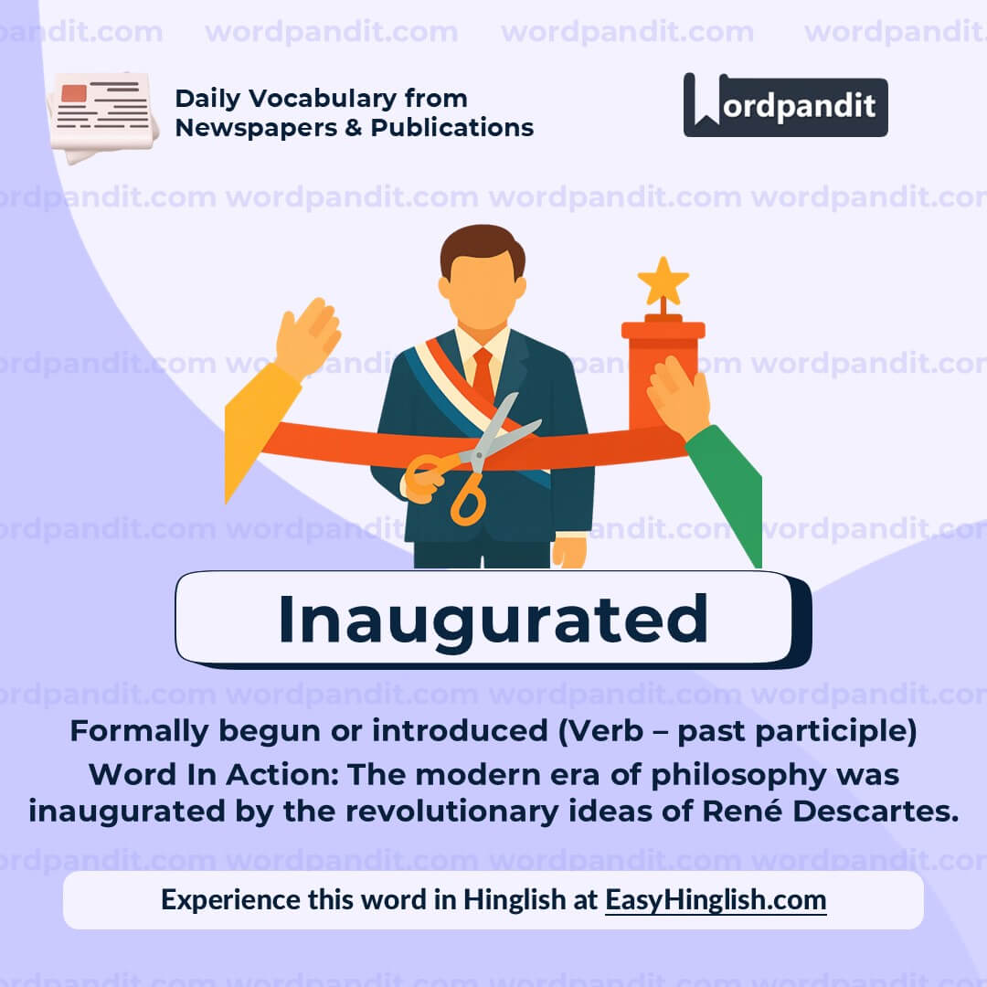 Inaugurated