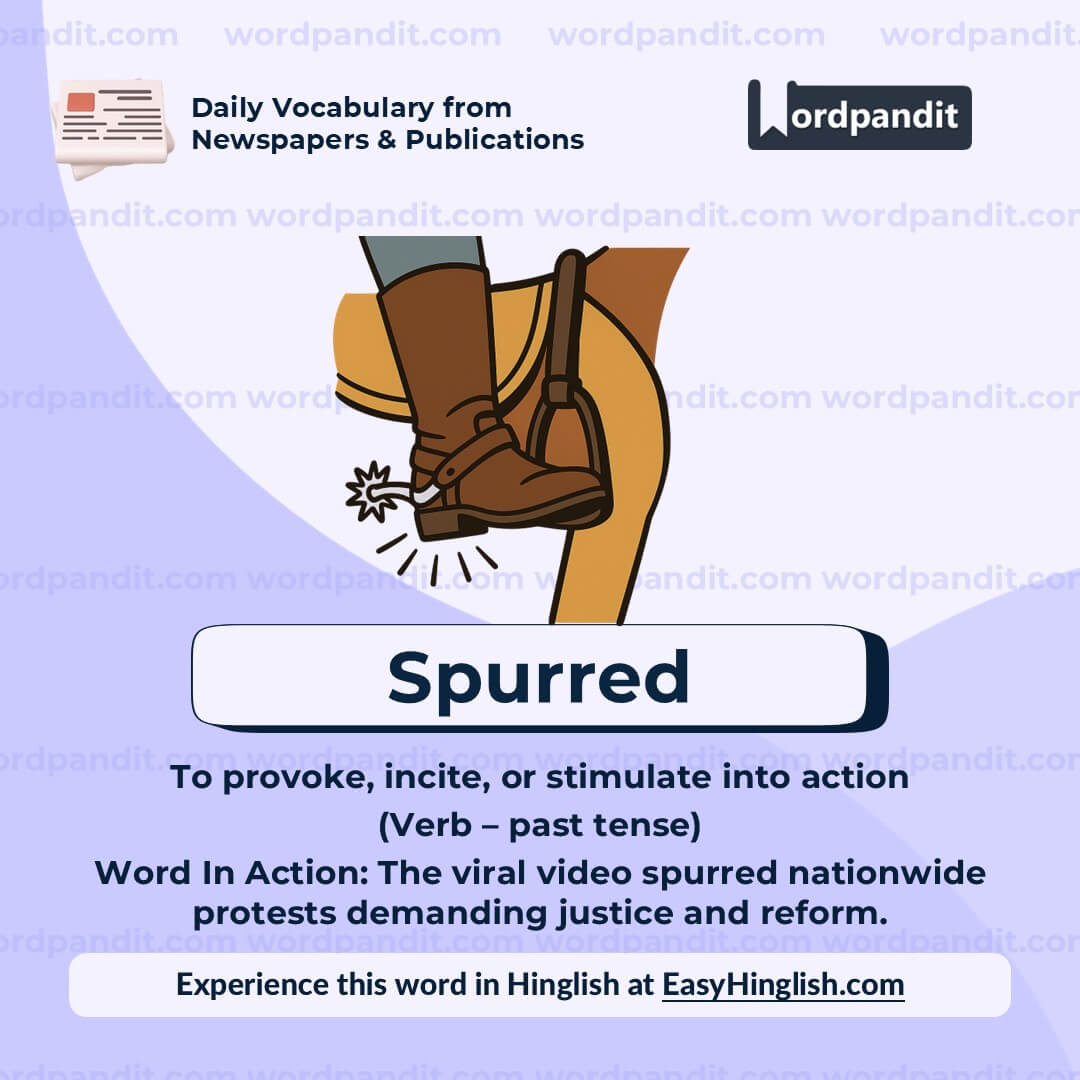 Spurred