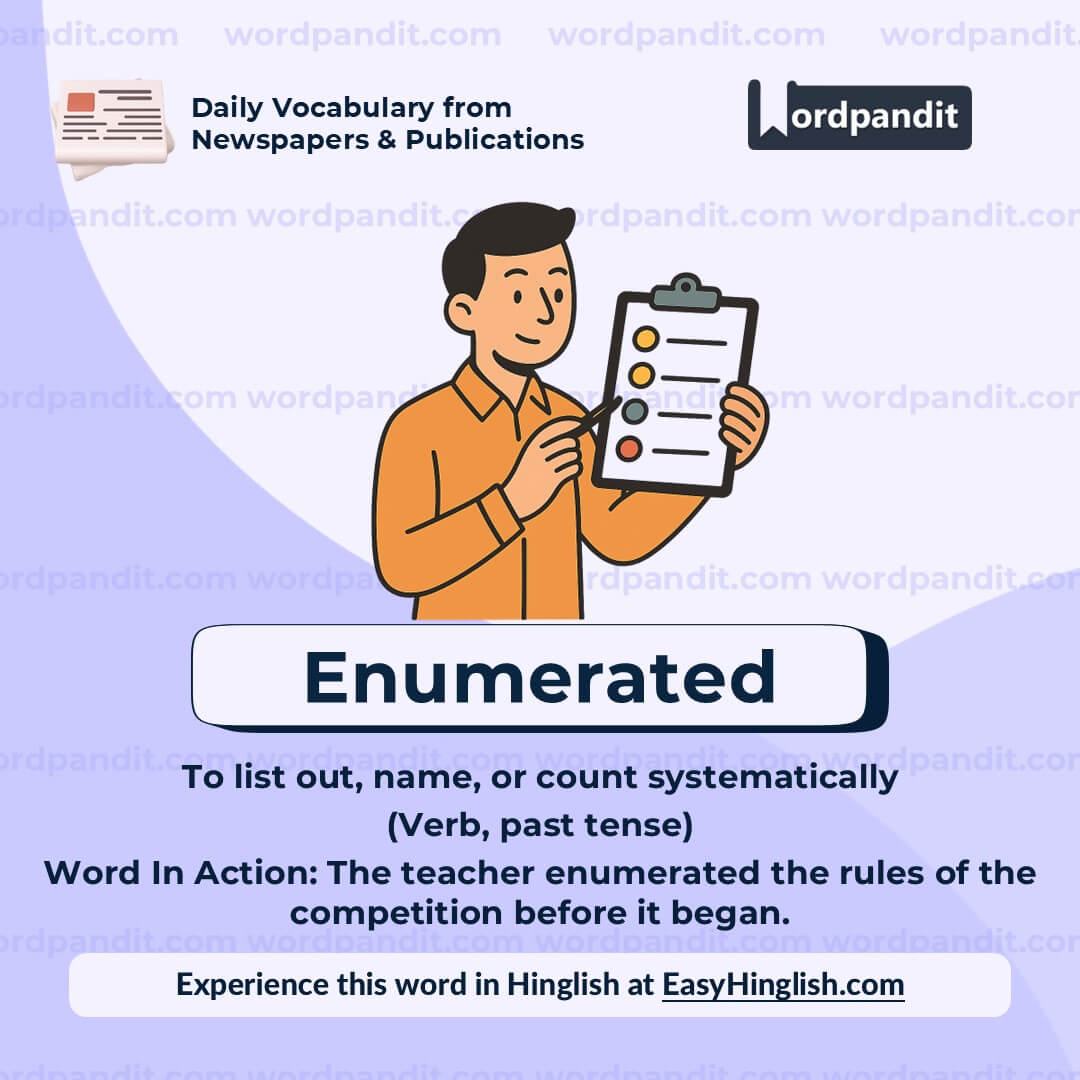 Enumerated Enumerated