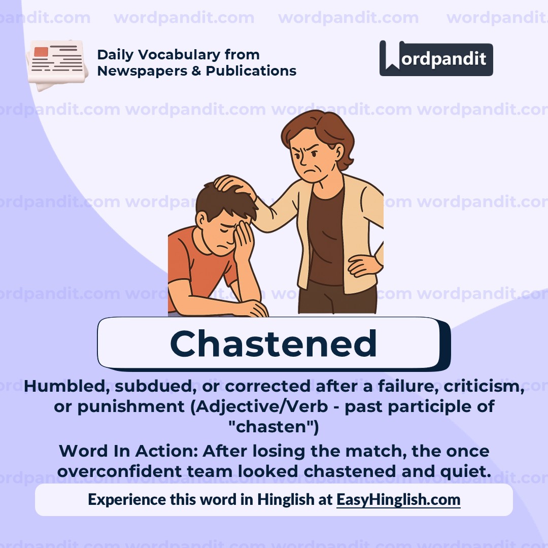 Chastened Chastened