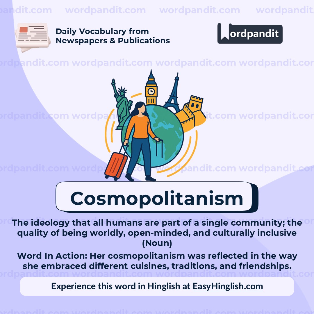 Cosmopolitanism Cosmopolitanism