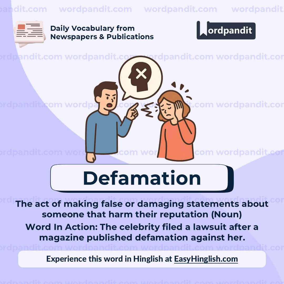 Defamation Defamation