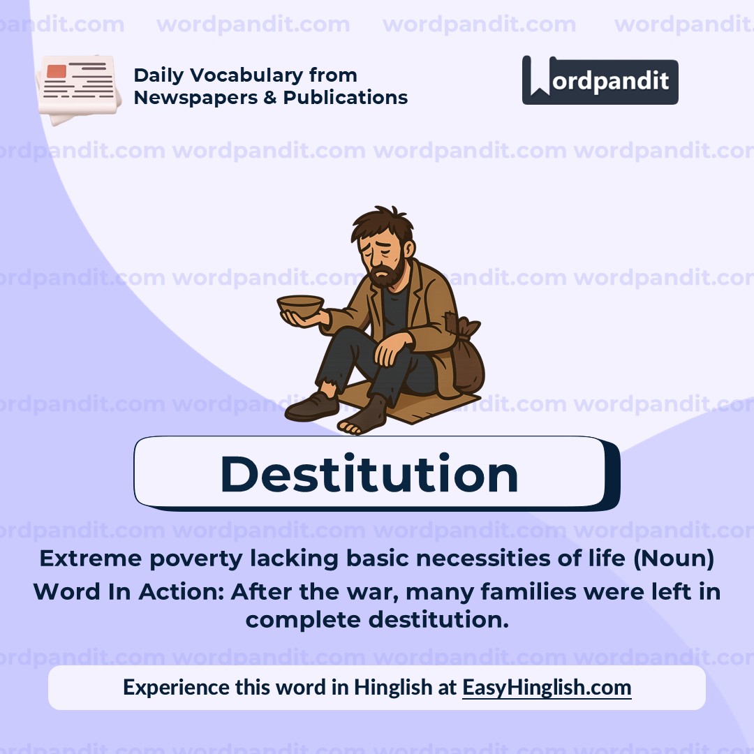 Destitution Destitution