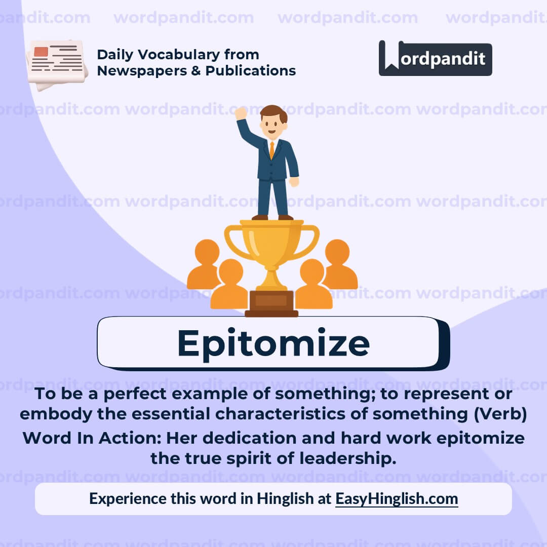 Epitomize