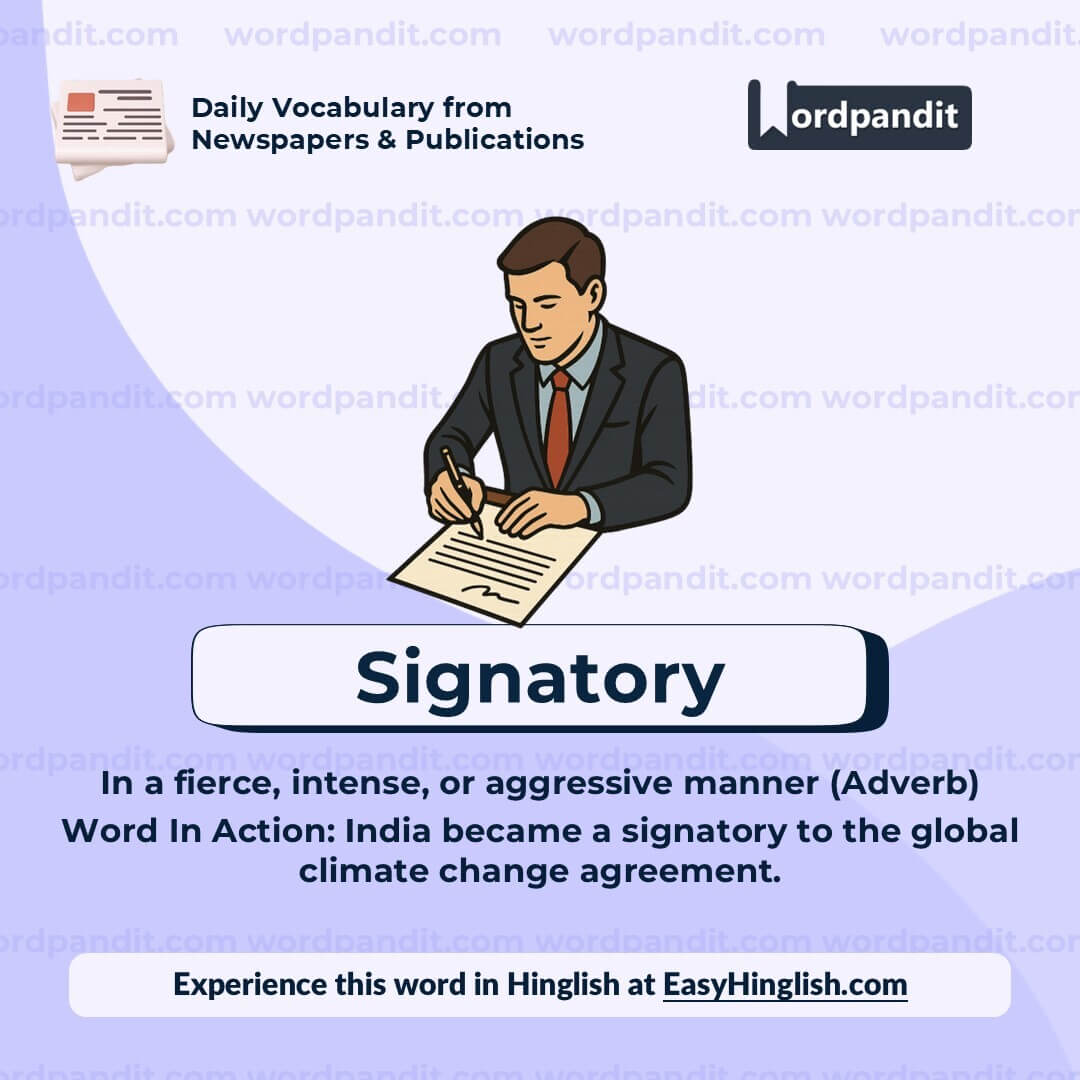 Signatory Signatory
